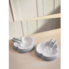 BabyBjorn Baby Plate, Spoon & Fork - Grey