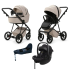 Mee-go Milano EVO 3 in 1 Plus Base Travel System - Sahara