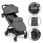 Ickle Bubba Aries Prime Autofold Stroller - Graphite Grey