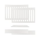 Gaia Baby Serena Mini Cot Bed Extension - White