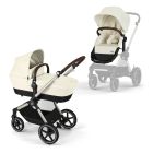 Cybex EOS LUX 2-in-1 Pushchair - Seashell Beige (Taupe Frame)