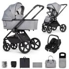 Venicci Tinum Upline 2-in-1 Pushchair 11 Piece Cabriofix iSize Bundle - Classic Grey