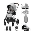 Cybex Balios S Lux Pushchair 8 Piece Bundle - Lava Grey (Silver Frame)