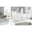 Obaby Stamford Classic Sleigh 7 Piece Room Set - White