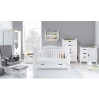 Obaby Stamford Luxe Sleigh 7 Piece Room Set - White