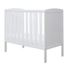 Ickle Bubba Coleby Space Saver Cot and Premium Sprung Mattress - White