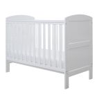 Ickle Bubba Coleby Mini Cot Bed and All Seasons Premium Pocket Sprung Mattress - White