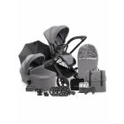 iCandy Core Pushchair and Carrycot Complete Bundle - Light Grey