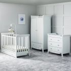 Ickle Bubba Snowdon 4 in 1 Mini 3 Piece Furniture Set and All Seasons Premium Pocket Sprung Mattress - White