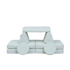 Tutti Bambini Playrama Montessori Kids Play Sofa - Sea Mist