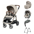 Peg Perego Veloce Stroller 7 Piece Travel System Bundle - Astral