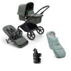 Bugaboo Fox Cub Essential Stroller Bundle - Forest Green