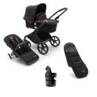 Bugaboo Fox Cub Essential Stroller Bundle - Midnight Black