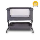 Red Kite Quiet Time Cozysleep Bedside Crib - Grey