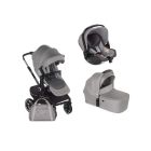 Jane Crosslight-3 + Sweet 3-in-1 Pushchair with Koos iSize R1 Car Seat - Dim Grey