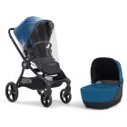 Baby Jogger City Sights  Stroller with Belly Bar, Carrycot and Weather shield- Deep Teal