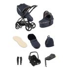 egg3 Luxury Pushchair and Cabriofix i-Size Car Seat and Base Bundle - Celestial