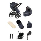 egg3 Luxury Pushchair and Cybex CloudT i-Size Car Seat and Base Bundle - Celestial