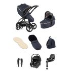 egg3 Luxury Pushchair and Pebble 360 i-Size Car Seat and Base Bundle - Celestial