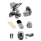 egg3 Luxury Pushchair and Shell i-Size Bundle - Glacier