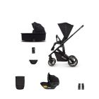 Venicci Empire 3-in-1 Travel System (8 Piece Bundle) - Ultra Black