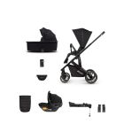 Venicci Empire 3-in-1 Travel System (9 Piece Bundle) - Ultra Black