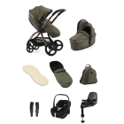 egg3 Luxury Pushchair and Pebble 360 Pro2 i-Size Car Seat and Base Bundle - Hunter Green