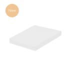 Gaia Baby Serena Mini Cot Bed Extension Mattress (1pce+cover) - White