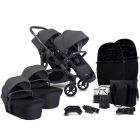 iCandy Orange 4 Twin Pushchair Bundle - Fossil/Black