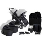 iCandy Orange 4 Twin Pushchair Bundle - Glacier/Black