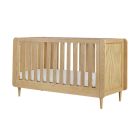 Tutti Bambini Japandi Mini Cot Bed - Light Oak