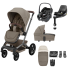 Maxi Cosi FAME 8 Piece Complete Pushchair Bundle - Twillic Truffle (Black Wheels)