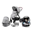 Kinderkraft Moov 3 in 1 Travel System - Grey