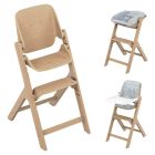 Maxi Cosi Nesta Wooden Highchair Complete Bundle - Natural