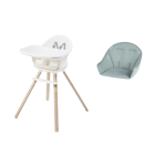 Maxi Cosi Moa Highchair + Cushion Sage - Beyond White