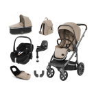 BabyStyle Oyster 3 Luxury 7 Piece Maxi Cosi Pebble 360 Pro2 Travel System Bundle - Butterscotch