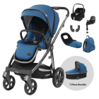 BabyStyle Oyster 3 Luxury 7 Piece Maxi Cosi Pebble 360 Pro2 Travel System Bundle - Kingfisher