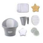 Shnuggle Baby Bath Essentials Bundle - Pebble Grey