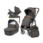 Peg Perego Veloce Stroller 3 in 1 Bundle - Fiat 500