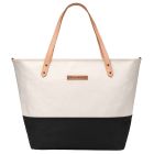 Petunia Pickle Bottom Downtown Tote Changing Bag- Birch/Black