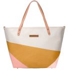 Petunia Pickle Bottom Downtown Tote Changing Bag- Birch/Macaroon