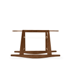 The Little Green Sheep Moses Basket Rocking Stand - Walnut