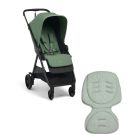 Mamas & Papas Libro Stroller Bundle with Quilted Memory Foam Liner (2 Piece) - Bay Green/Sage