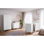 Venicci Saluzzo 3 Piece Cot Bed Range - Premium White