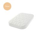 Gaia Baby Serena Mini Cot Mattress (2pce+cover) - White