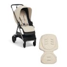 Mamas & Papas Libro Stroller Bundle with Quilted Memory Foam Liner (2 Piece) - Morell/Stone