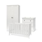 Silver Cross Bromley 3 Piece Cot Bed Range - White