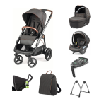 Peg Perego Veloce TC Stroller 10 Piece Travel System Bundle - Fiat 500