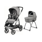 Peg Perego Veloce TC Stroller 3 in 1 Bundle - Mercury