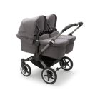 Bugaboo Donkey 5 Twin Complete Pushchair - Graphite/Grey Melange